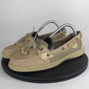 Sperry Top Sider Angelfish Boat Shoes Brown Leather 9102047 Women’s Size 10